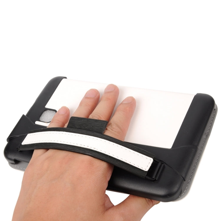 7.0 Inch Toothpick Texture Horizontal Flip Solid Color Leather Case with Holder & Hand Strap for Galaxy Tab 3 Lite / T110