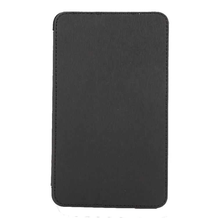 7.0 Inch Toothpick Texture Horizontal Flip Solid Color Leather Case with Holder & Hand Strap for Galaxy Tab 4 7.0 / T230