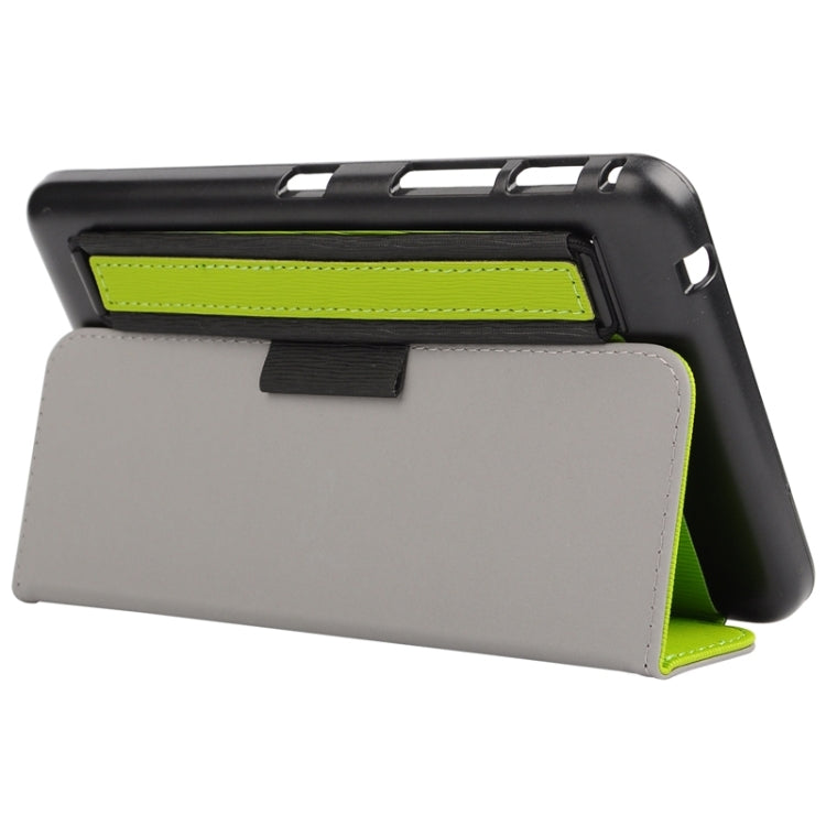 7.0 Inch Toothpick Texture Horizontal Flip Solid Color Leather Case with Holder & Hand Strap for Galaxy Tab 4 7.0 / T230