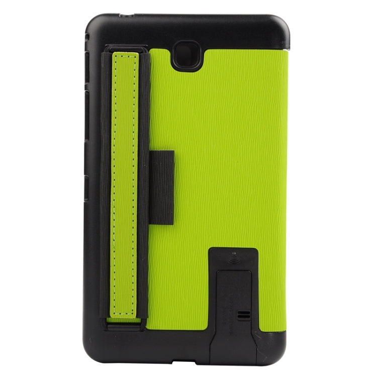 7.0 Inch Toothpick Texture Horizontal Flip Solid Color Leather Case with Holder & Hand Strap for Galaxy Tab 4 7.0 / T230