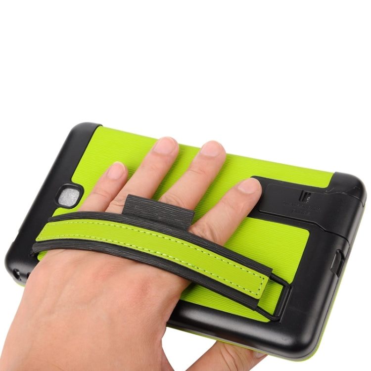 7.0 Inch Toothpick Texture Horizontal Flip Solid Color Leather Case with Holder & Hand Strap for Galaxy Tab 4 7.0 / T230