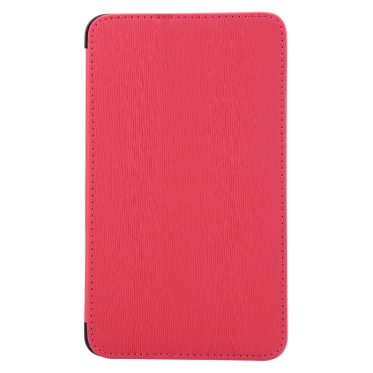 7.0 Inch Toothpick Texture Horizontal Flip Solid Color Leather Case with Holder & Hand Strap for Galaxy Tab 4 7.0 / T230