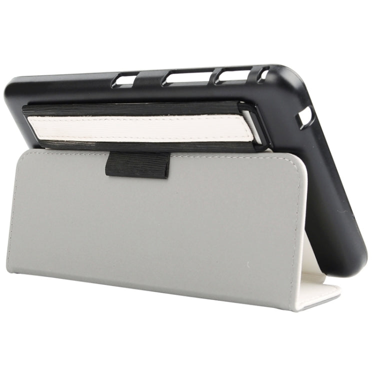 7.0 Inch Toothpick Texture Horizontal Flip Solid Color Leather Case with Holder & Hand Strap for Galaxy Tab 4 7.0 / T230