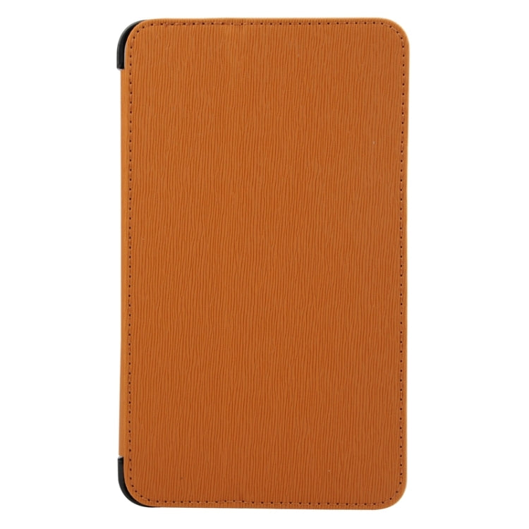 7.0 Inch Toothpick Texture Horizontal Flip Solid Color Leather Case with Holder & Hand Strap for Galaxy Tab 4 7.0 / T230