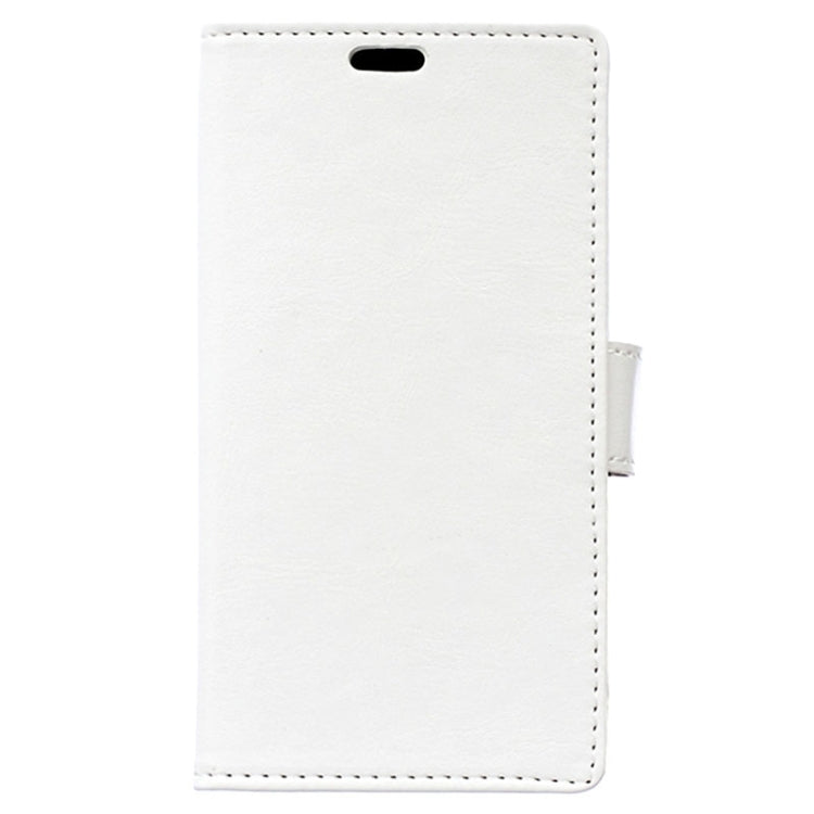 For Galaxy S6 / G920 Crazy Horse Texture Horizontal Flip Solid Color Magnetic Buckle Leather Case with Holder & Card Slots & Wallet