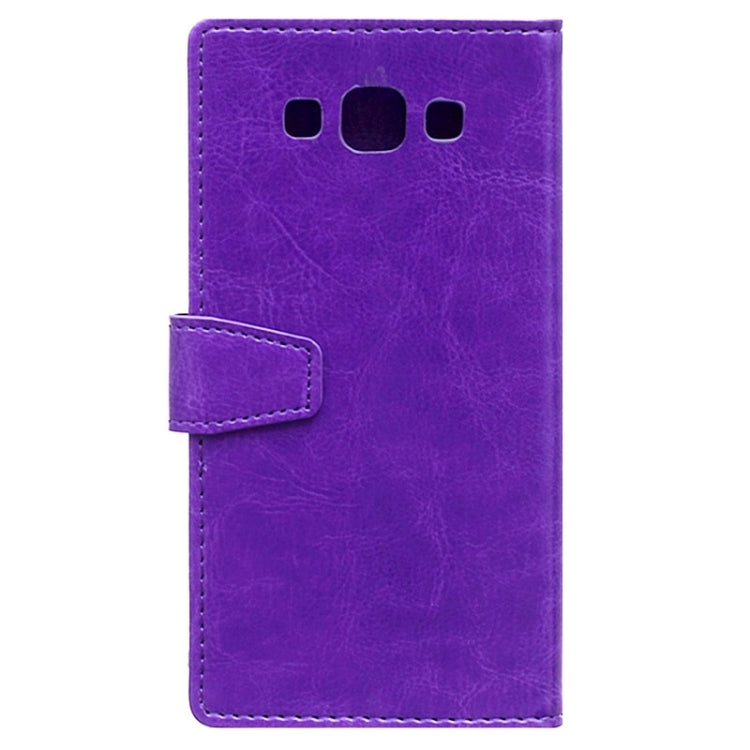 Crazy Horse Texture Horizontal Flip Solid Color Magnetic Buckle Leather Case with Holder & Card Slots & Wallet for Galaxy A7 / A700F