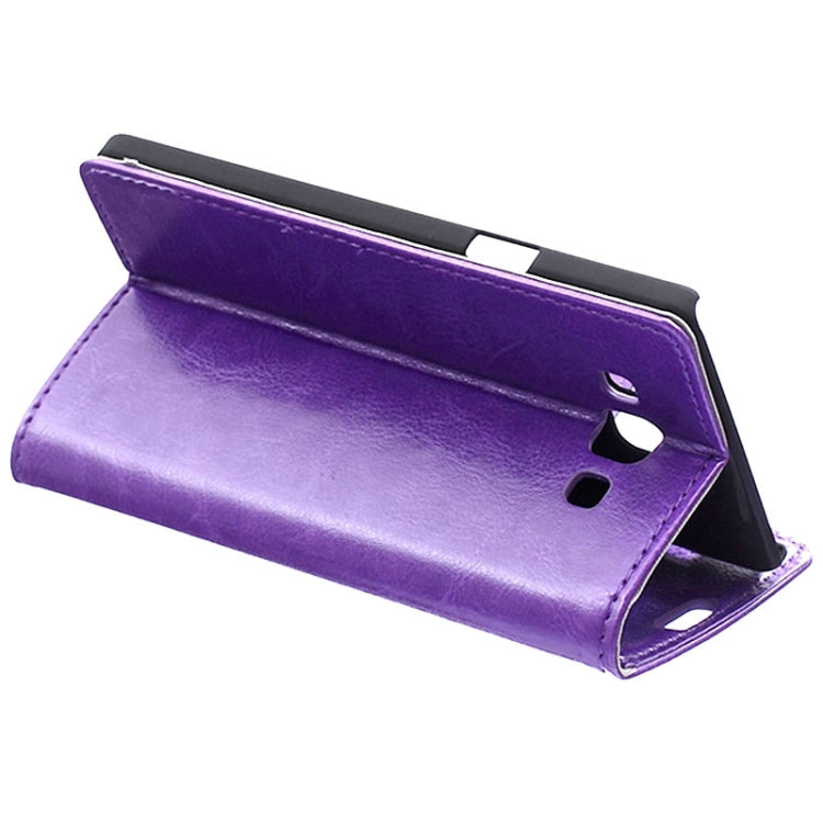 Crazy Horse Texture Horizontal Flip Solid Color Magnetic Buckle Leather Case with Holder & Card Slots & Wallet for Galaxy A7 / A700F