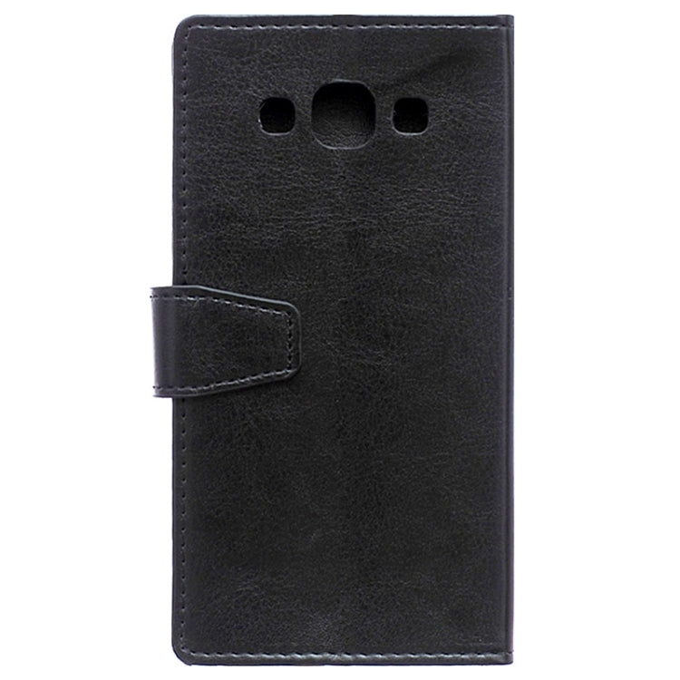 Crazy Horse Texture Horizontal Flip Solid Color Magnetic Buckle Leather Case with Holder & Card Slots & Wallet for Galaxy E5 / E500