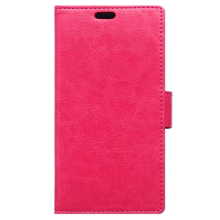 Crazy Horse Texture Horizontal Flip Solid Color Magnetic Buckle Leather Case with Holder & Card Slots & Wallet for Galaxy E5 / E500