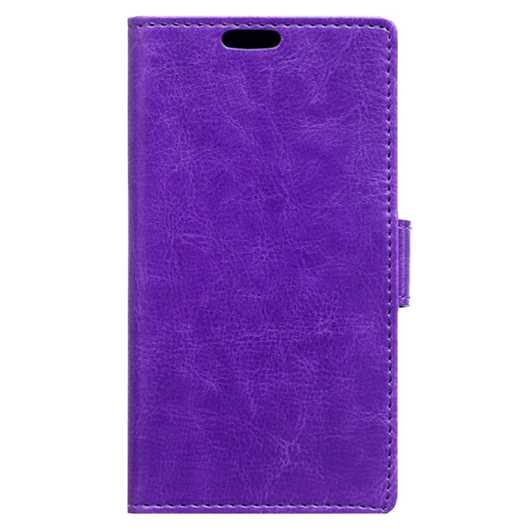 Crazy Horse Texture Horizontal Flip Solid Color Magnetic Buckle Leather Case with Holder & Card Slots & Wallet for Galaxy E5 / E500