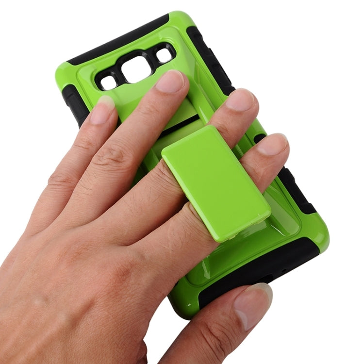 Fashionable Cool and Detachable Racing Car Form Combination Case with Holder and Hand Strap for Galaxy A7 / A700F