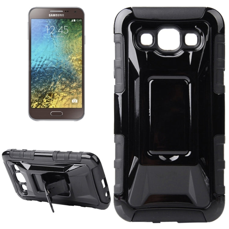 Fashionable Cool and Detachable Racing Car Form Combination Case with Holder and Hand Strap for Galaxy E5