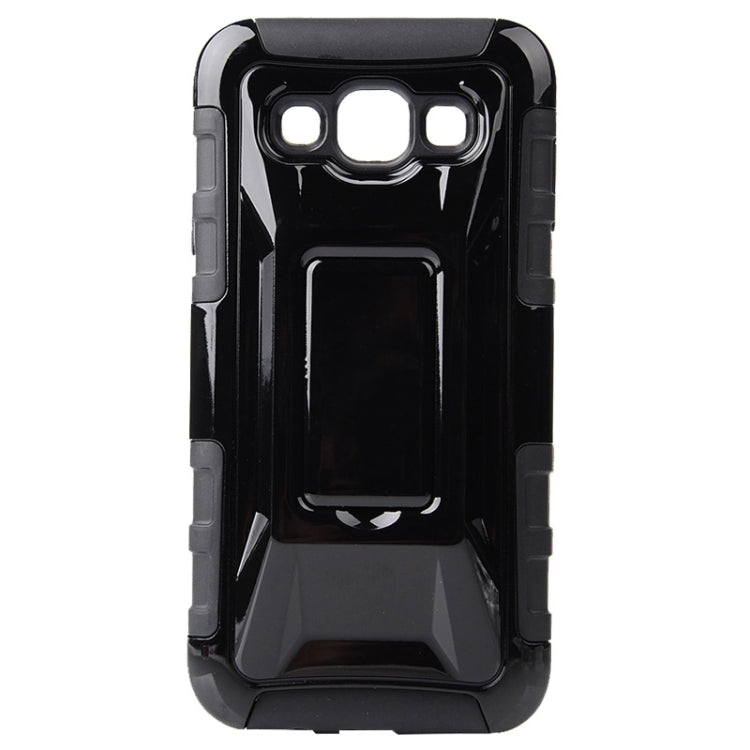 Fashionable Cool and Detachable Racing Car Form Combination Case with Holder and Hand Strap for Galaxy E5
