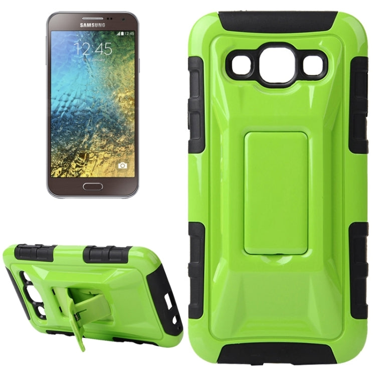 Fashionable Cool and Detachable Racing Car Form Combination Case with Holder and Hand Strap for Galaxy E5