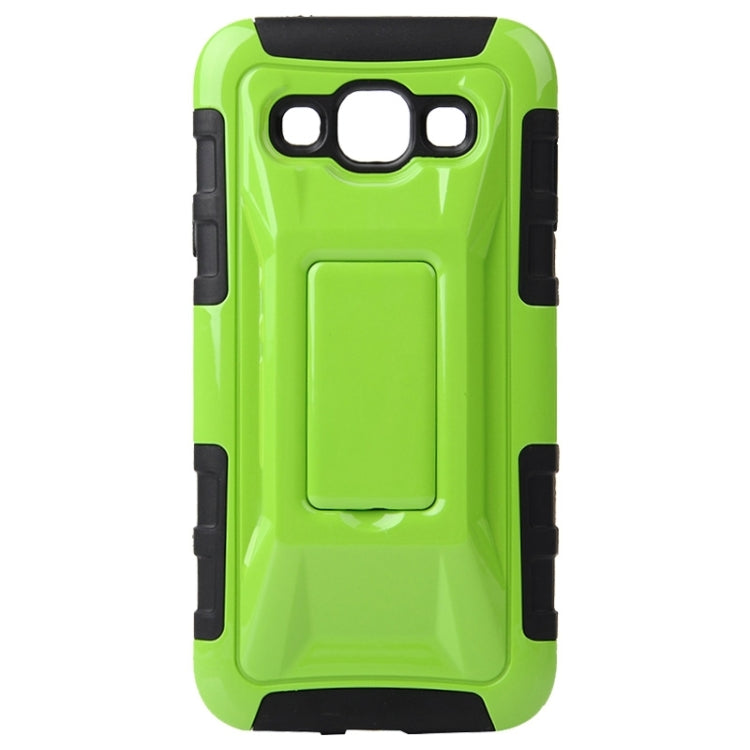Fashionable Cool and Detachable Racing Car Form Combination Case with Holder and Hand Strap for Galaxy E5