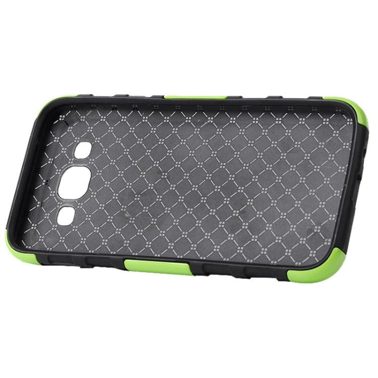 Fashionable Cool and Detachable Racing Car Form Combination Case with Holder and Hand Strap for Galaxy E5