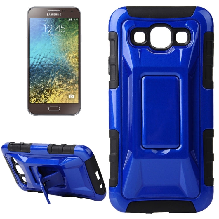 Fashionable Cool and Detachable Racing Car Form Combination Case with Holder and Hand Strap for Galaxy E5
