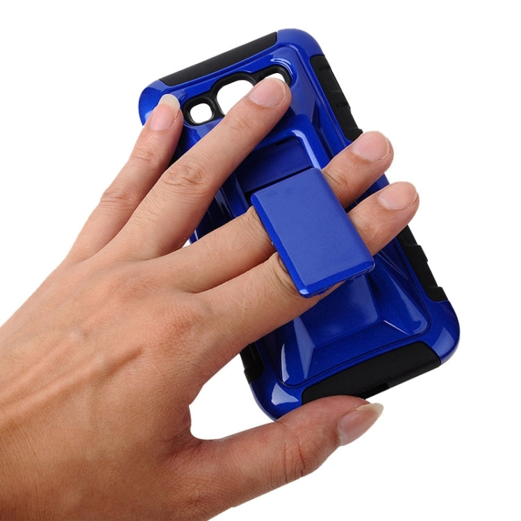 Fashionable Cool and Detachable Racing Car Form Combination Case with Holder and Hand Strap for Galaxy E5