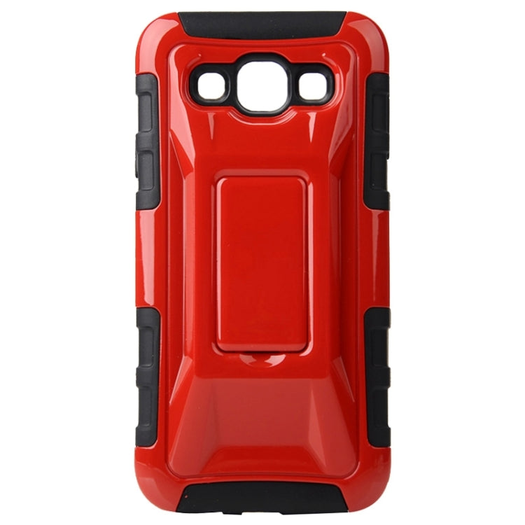 Fashionable Cool and Detachable Racing Car Form Combination Case with Holder and Hand Strap for Galaxy E5