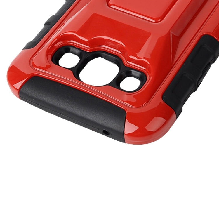Fashionable Cool and Detachable Racing Car Form Combination Case with Holder and Hand Strap for Galaxy E5