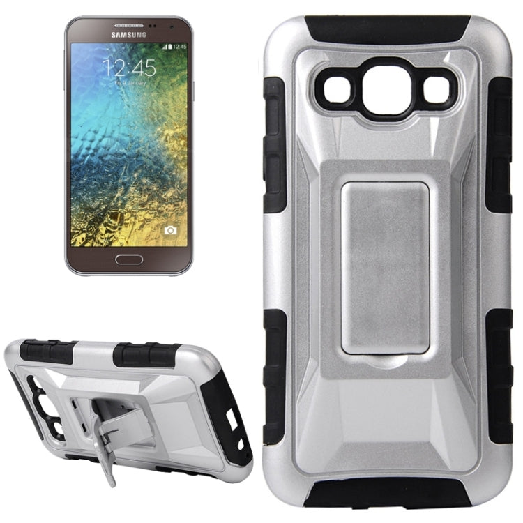 Fashionable Cool and Detachable Racing Car Form Combination Case with Holder and Hand Strap for Galaxy E5