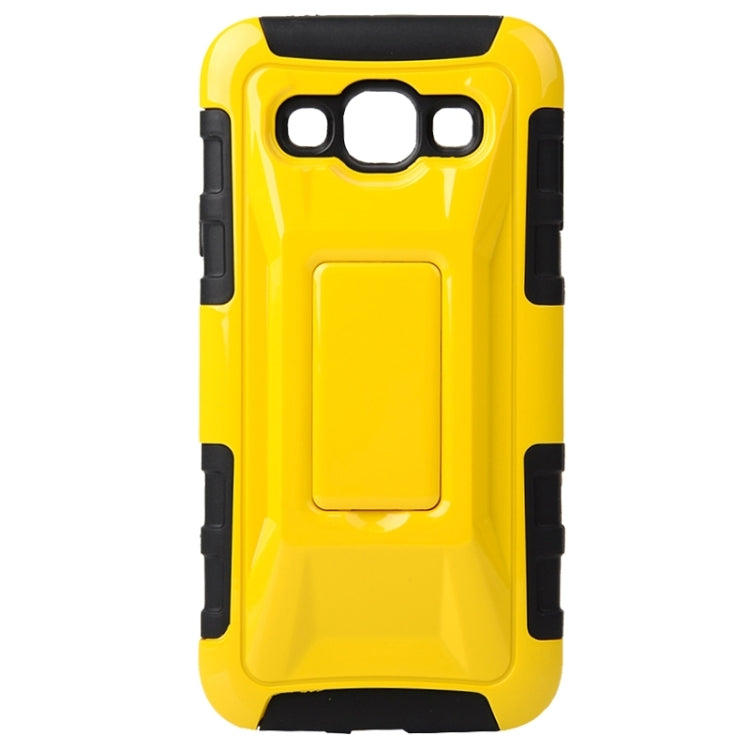 Fashionable Cool and Detachable Racing Car Form Combination Case with Holder and Hand Strap for Galaxy E5