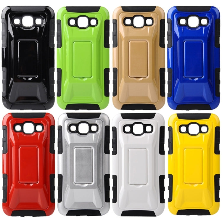 Fashionable Cool and Detachable Racing Car Form Combination Case with Holder and Hand Strap for Galaxy E5
