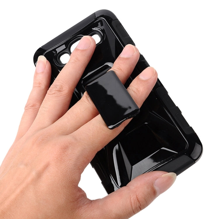 Fashionable Cool and Detachable Racing Car Form Combination Case with Holder and Hand Strap for Galaxy E7 / E700