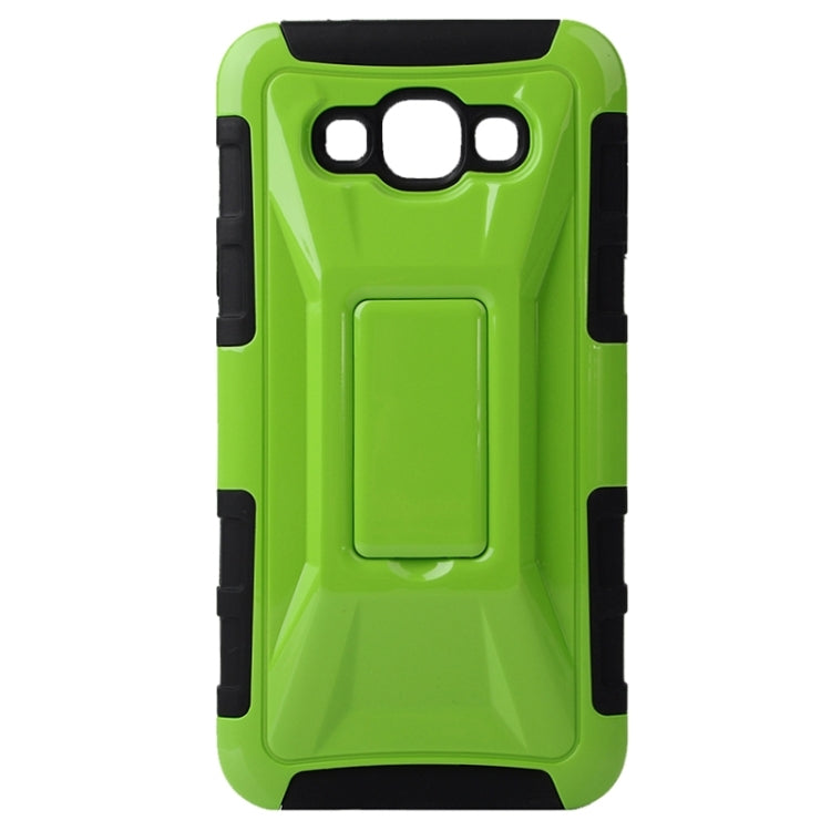 Fashionable Cool and Detachable Racing Car Form Combination Case with Holder and Hand Strap for Galaxy E7 / E700