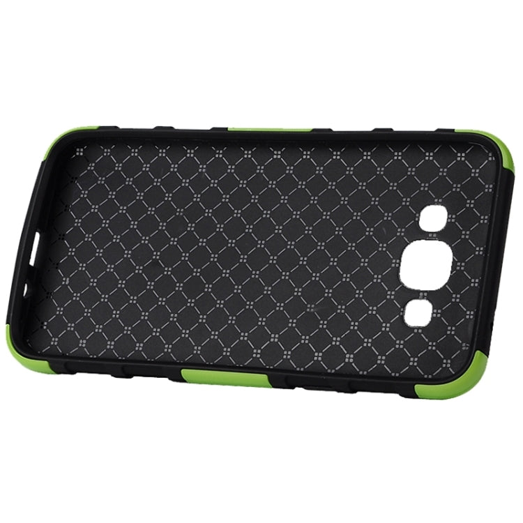 Fashionable Cool and Detachable Racing Car Form Combination Case with Holder and Hand Strap for Galaxy E7 / E700