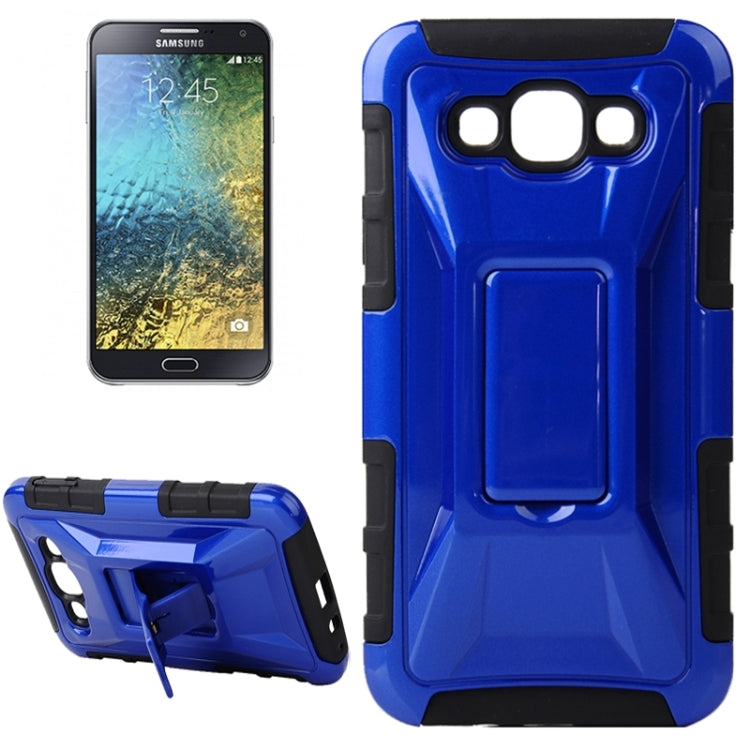 Fashionable Cool and Detachable Racing Car Form Combination Case with Holder and Hand Strap for Galaxy E7 / E700