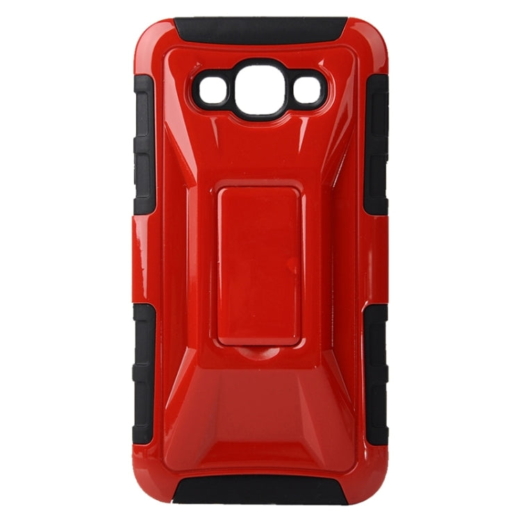 Fashionable Cool and Detachable Racing Car Form Combination Case with Holder and Hand Strap for Galaxy E7 / E700