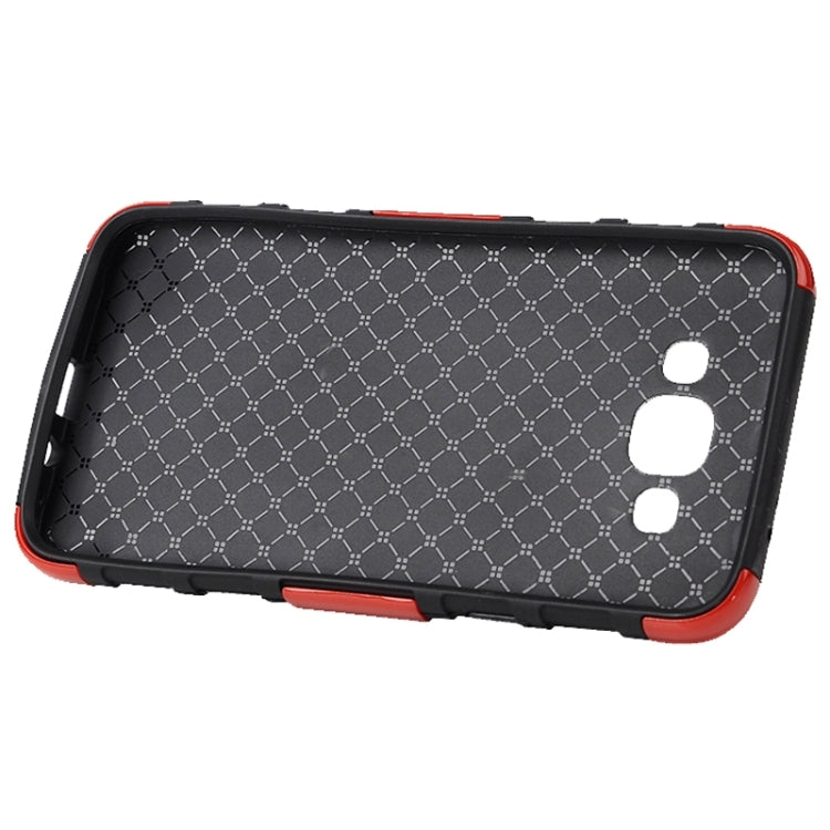 Fashionable Cool and Detachable Racing Car Form Combination Case with Holder and Hand Strap for Galaxy E7 / E700