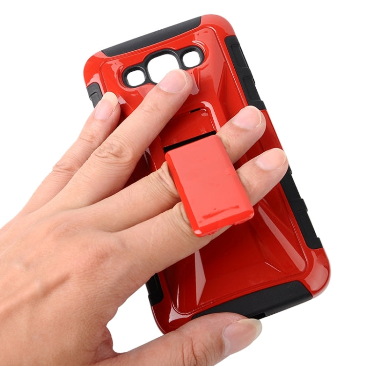 Fashionable Cool and Detachable Racing Car Form Combination Case with Holder and Hand Strap for Galaxy E7 / E700