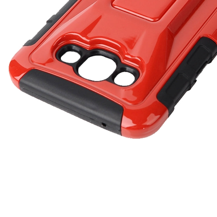 Fashionable Cool and Detachable Racing Car Form Combination Case with Holder and Hand Strap for Galaxy E7 / E700