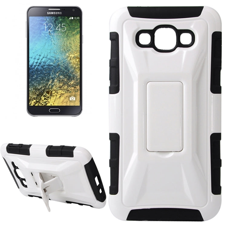 Fashionable Cool and Detachable Racing Car Form Combination Case with Holder and Hand Strap for Galaxy E7 / E700