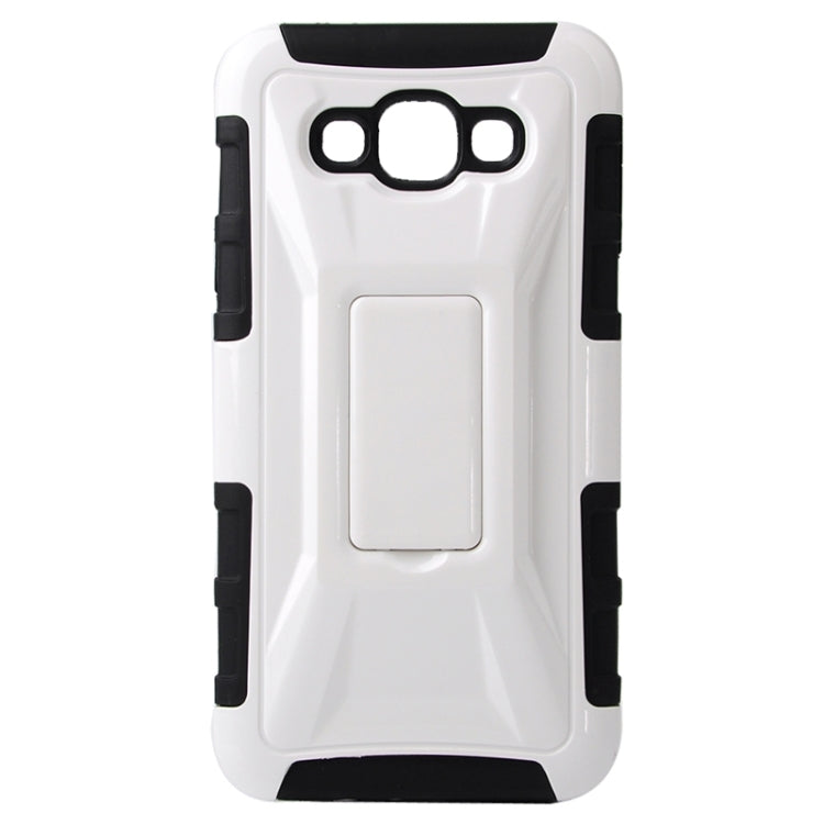 Fashionable Cool and Detachable Racing Car Form Combination Case with Holder and Hand Strap for Galaxy E7 / E700
