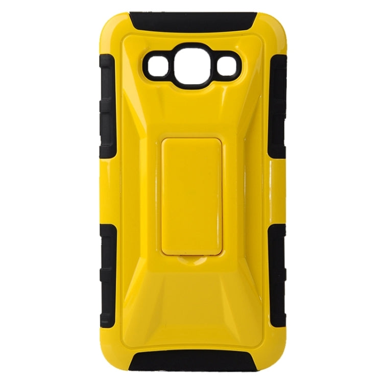 Fashionable Cool and Detachable Racing Car Form Combination Case with Holder and Hand Strap for Galaxy E7 / E700