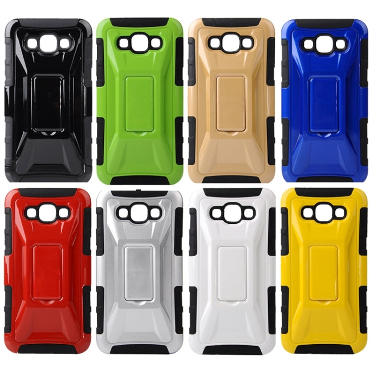 Fashionable Cool and Detachable Racing Car Form Combination Case with Holder and Hand Strap for Galaxy E7 / E700