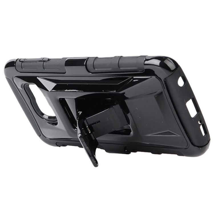 For Galaxy S6 Edge / G925 Fashionable Cool and Detachable Racing Car Form Combination Case with Holder and Hand Strap