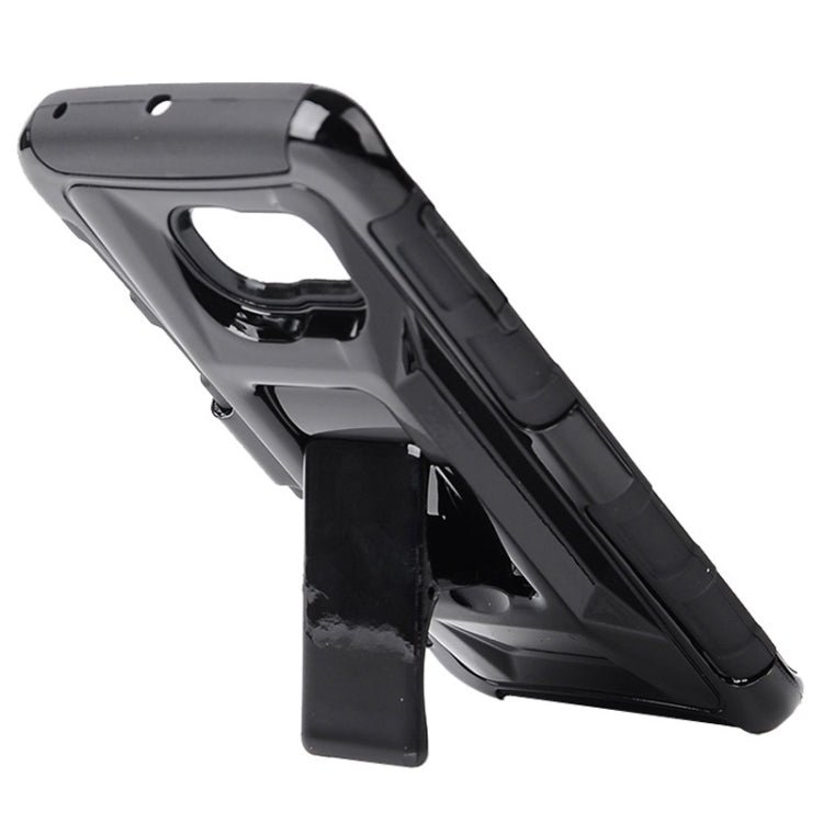 For Galaxy S6 Edge / G925 Fashionable Cool and Detachable Racing Car Form Combination Case with Holder and Hand Strap