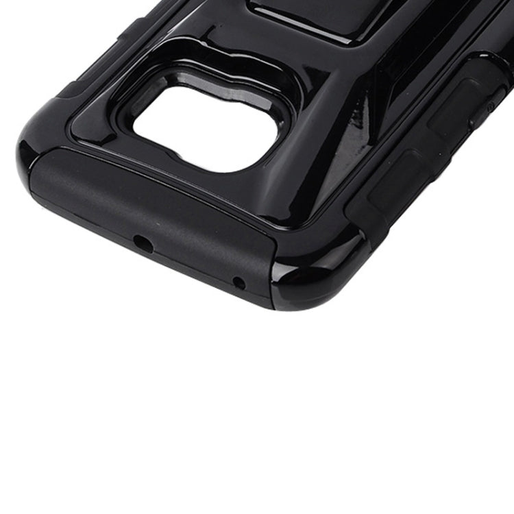 For Galaxy S6 Edge / G925 Fashionable Cool and Detachable Racing Car Form Combination Case with Holder and Hand Strap