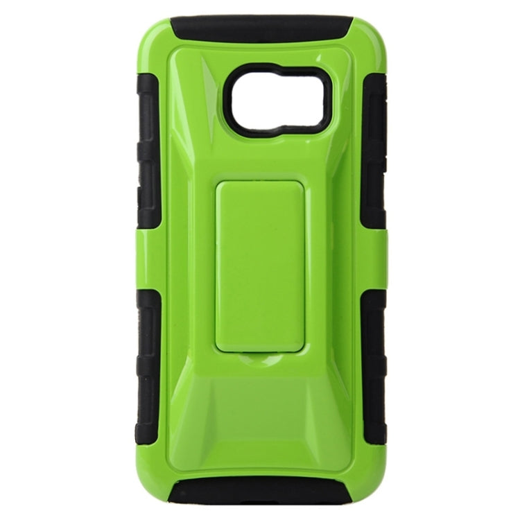 For Galaxy S6 Edge / G925 Fashionable Cool and Detachable Racing Car Form Combination Case with Holder and Hand Strap