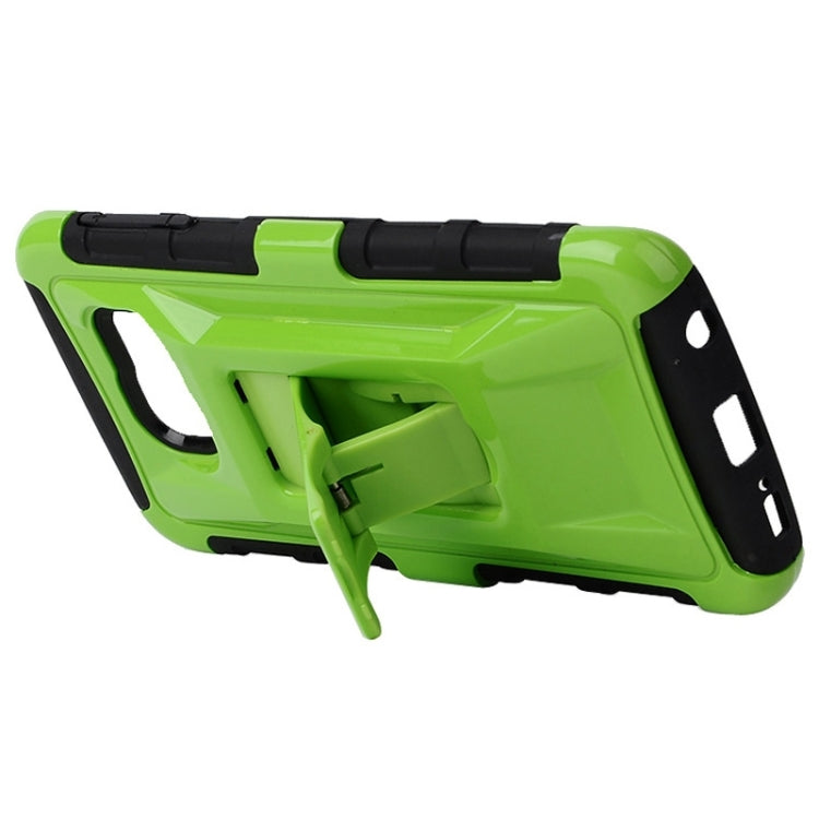 For Galaxy S6 Edge / G925 Fashionable Cool and Detachable Racing Car Form Combination Case with Holder and Hand Strap