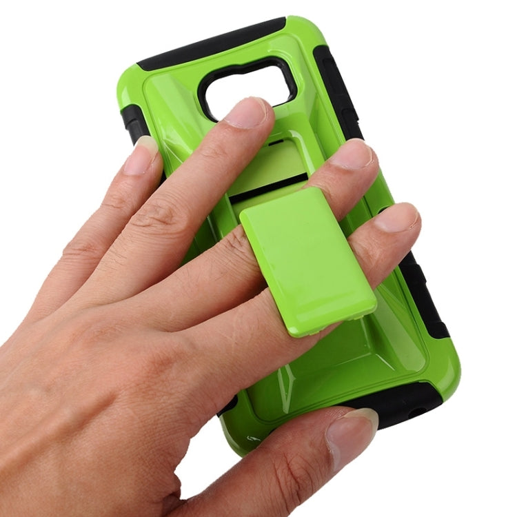 For Galaxy S6 Edge / G925 Fashionable Cool and Detachable Racing Car Form Combination Case with Holder and Hand Strap