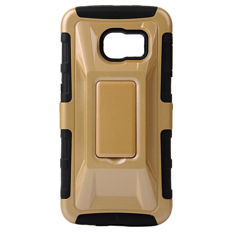 For Galaxy S6 Edge / G925 Fashionable Cool and Detachable Racing Car Form Combination Case with Holder and Hand Strap