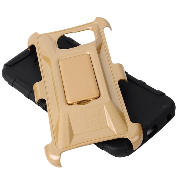 For Galaxy S6 Edge / G925 Fashionable Cool and Detachable Racing Car Form Combination Case with Holder and Hand Strap