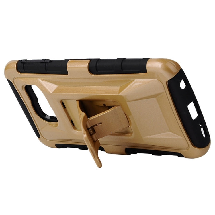For Galaxy S6 Edge / G925 Fashionable Cool and Detachable Racing Car Form Combination Case with Holder and Hand Strap