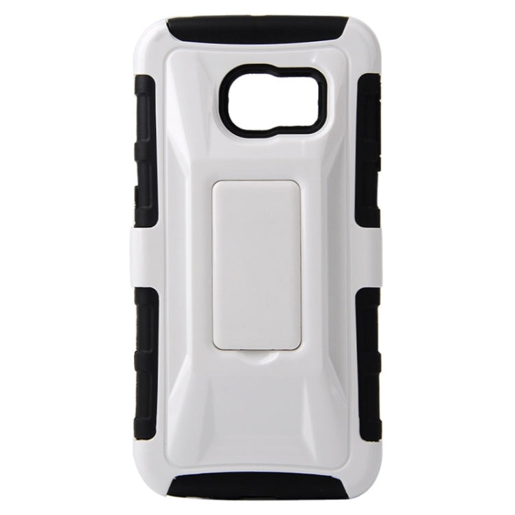 For Galaxy S6 Edge / G925 Fashionable Cool and Detachable Racing Car Form Combination Case with Holder and Hand Strap