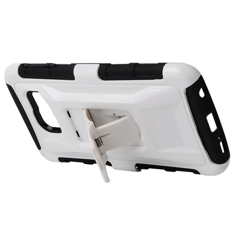 For Galaxy S6 Edge / G925 Fashionable Cool and Detachable Racing Car Form Combination Case with Holder and Hand Strap